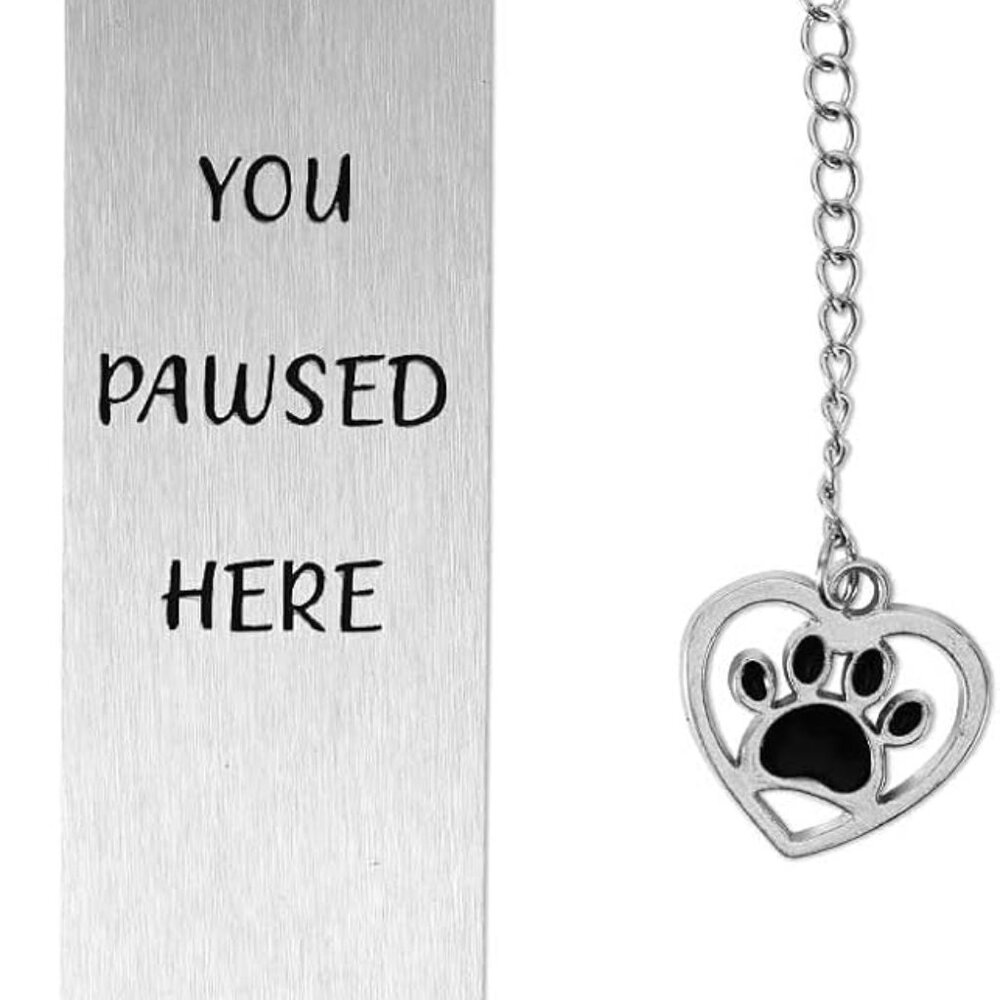 Cat Bookmark, Zinc Alloy Kitten Pet Book Marker for Women Cute Bookmark for Read